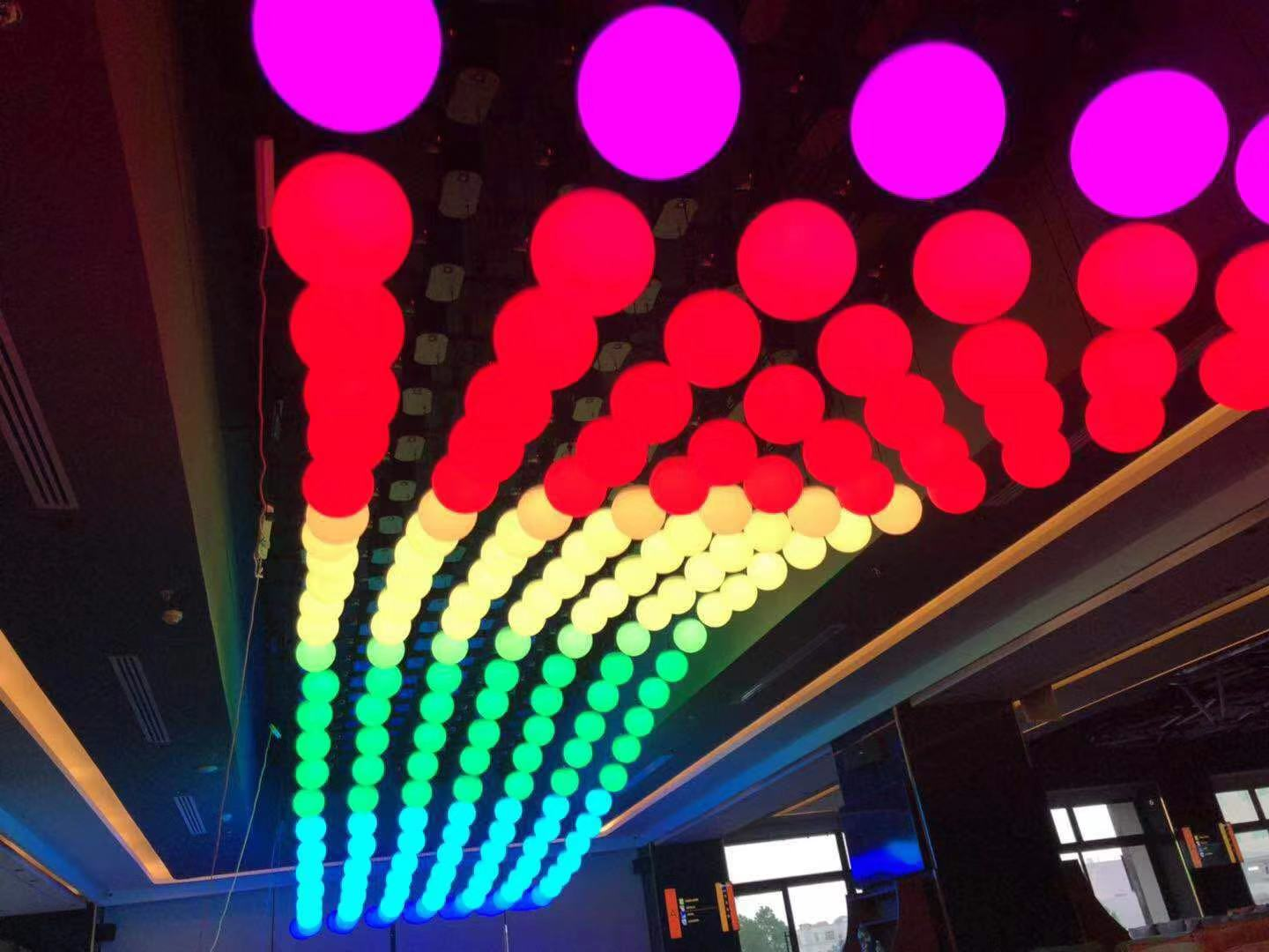 KL1 Led kinetic ball lifting winch system ball