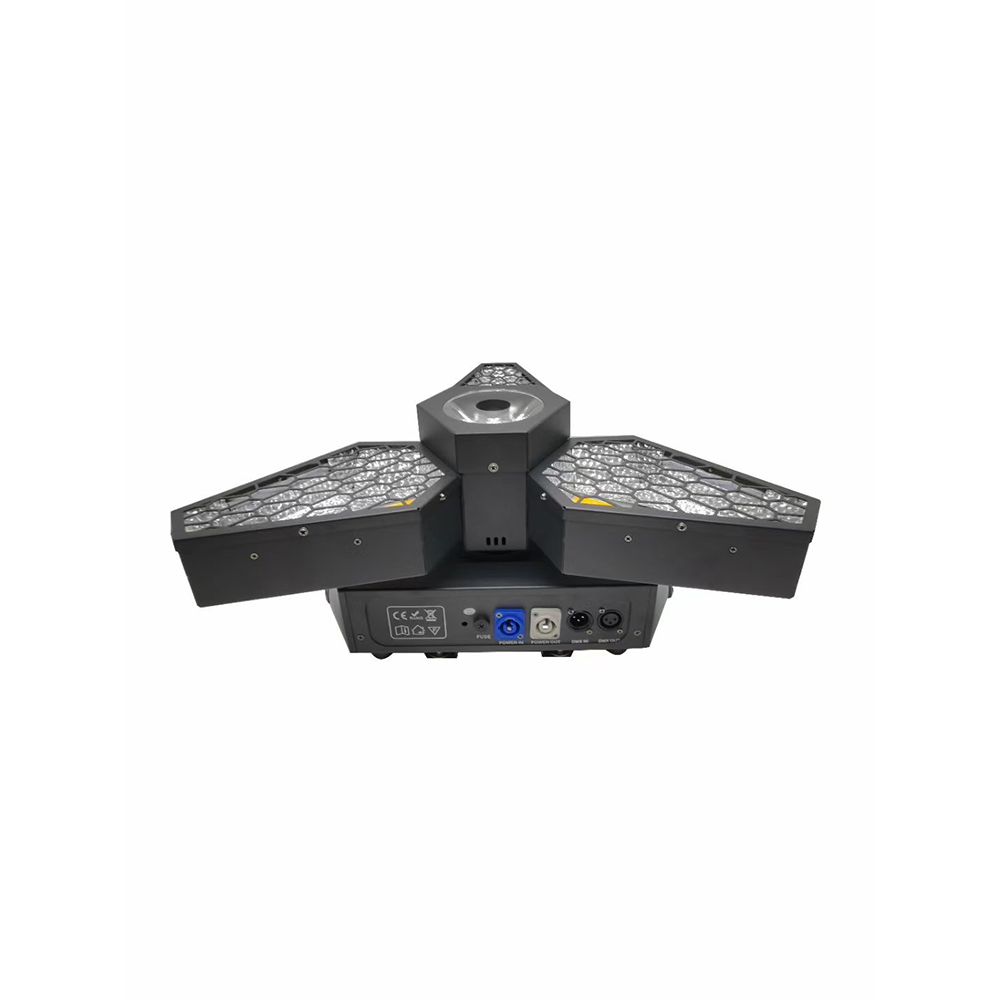 KR10 Maple Leaf Led Background Light Infinitely Rotating Retro Stage light