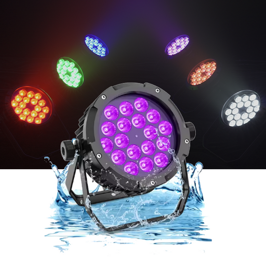 KPW3 18x18W LED Par light RGBWA+UV 6in1 Outdoor Waterproof Par Light