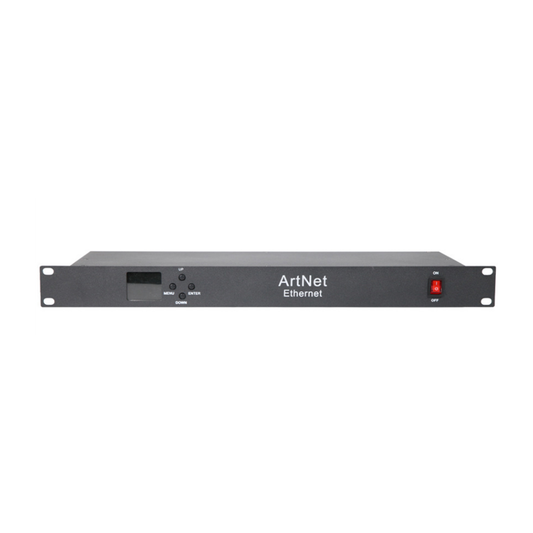 Professional 8-Port ArtNet to DMX512 Signal Converter