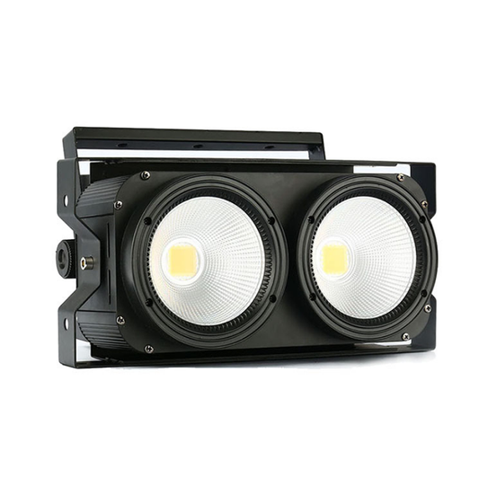 KBL2 200W 2-Eye COB Bi-color LED Audience Blinder Par Light