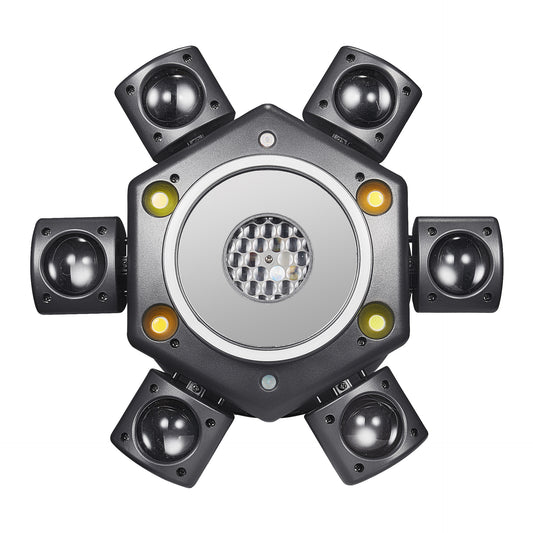 100W 6-Arm RGBW Beam Moving Head Light