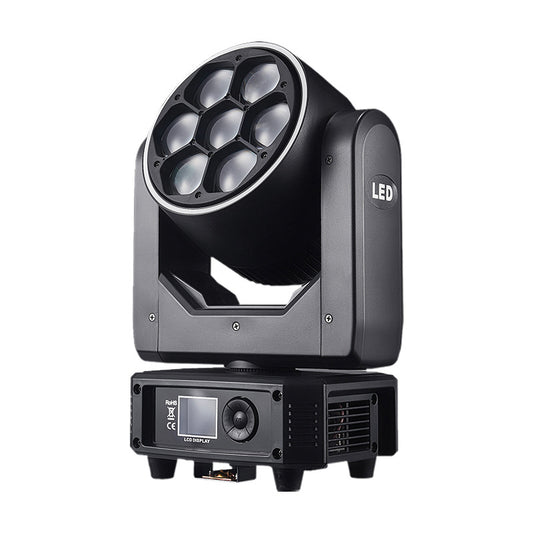 KW2A 7X30W RGBW Mini Bee Eye Moving Head Wash Light With LED Strip