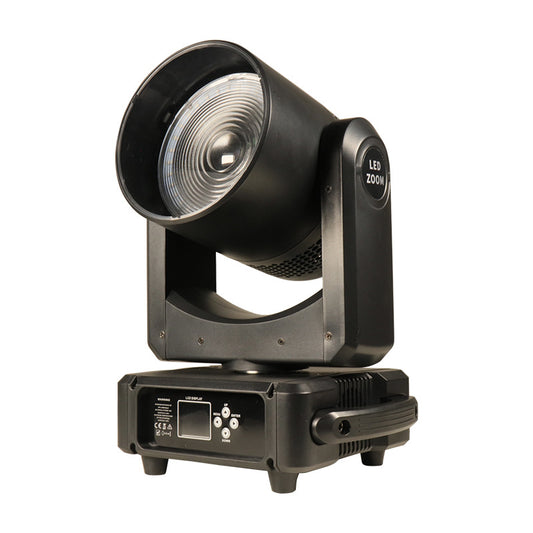 150W LED Zoom Fresnel Moving Head light with Auxiliary light