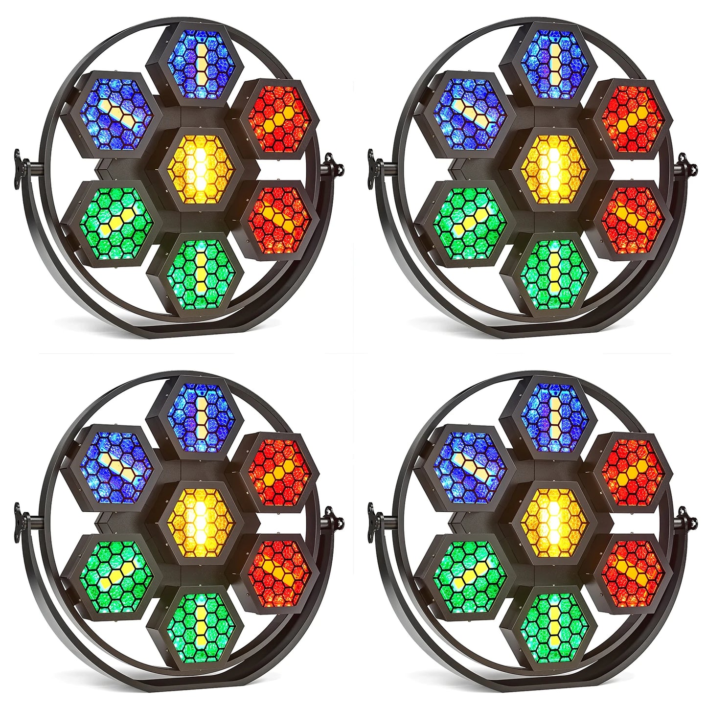KR6 Single Ring 7×50W Mini Retro Stage Light