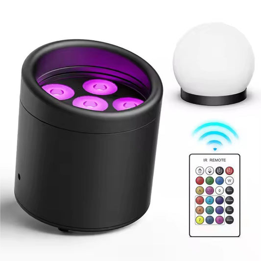 KPW6 New IP65 Rechargeable Battery 6IN1 LED Par Light Remote Control