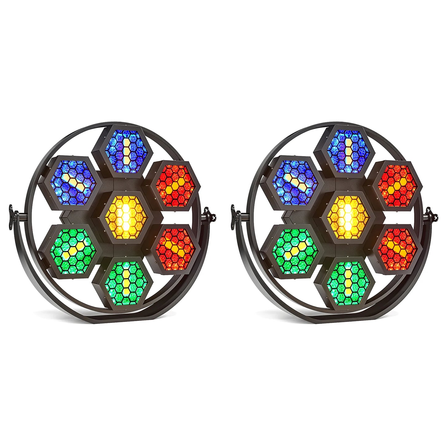 KR6 Single Ring 7×50W Mini Retro Stage Light