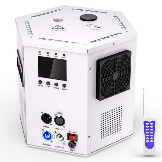 KC01 700W Hexagon Cold Spark Machine With RGB LED