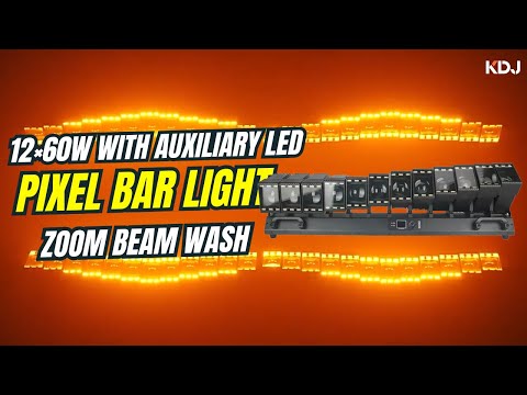 KW5A 12x60w Zoom Pixel Beam Bar With Auxiliary Light