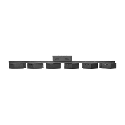 KR3 Vertical 6*60W  retro stage lights RGB 3-in-1 with auxiliary light