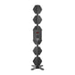 KR3 Vertical 6*60W  retro stage lights RGB 3-in-1 with auxiliary light