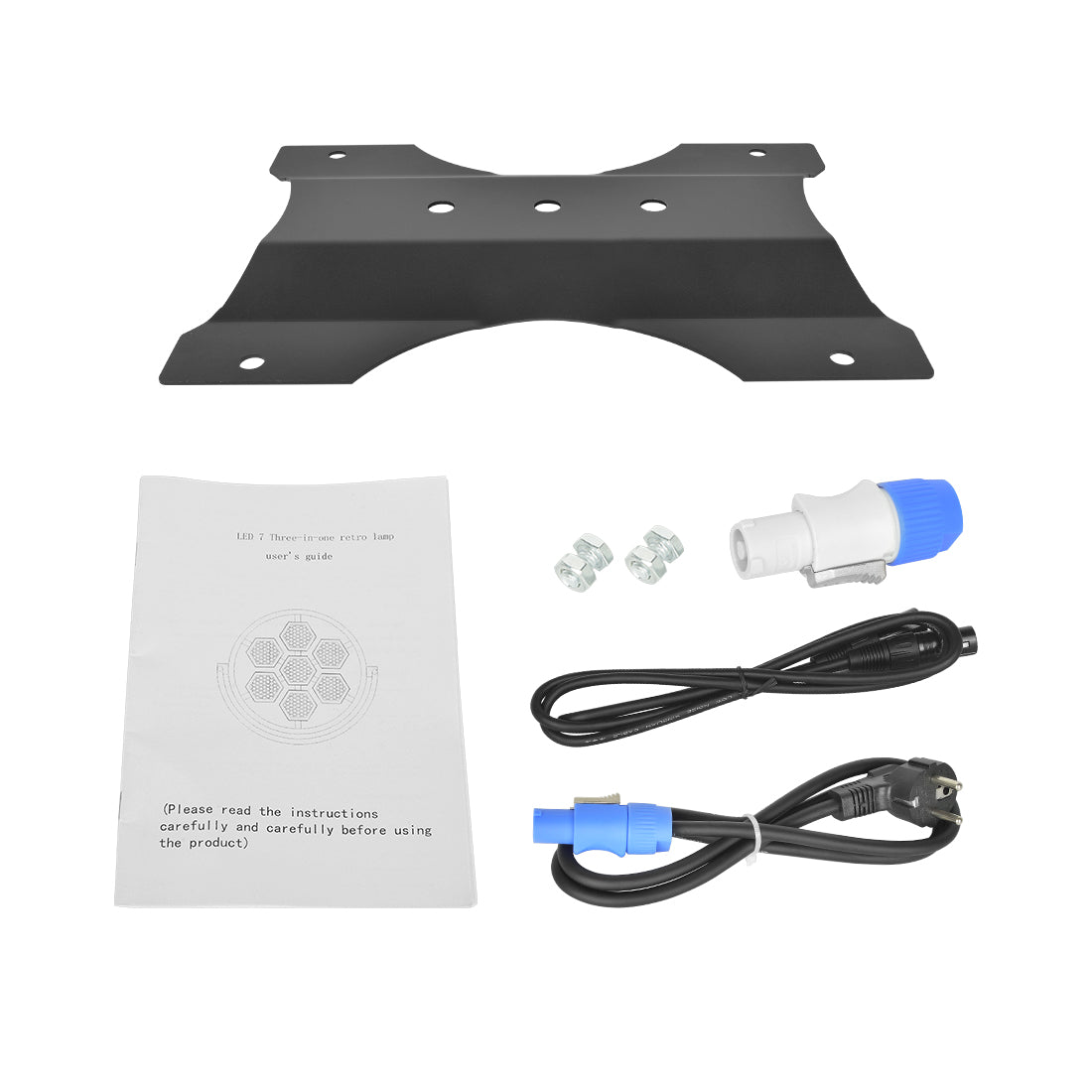 KR8 Double rings 7-round pieces RGB 3in1 retro stage light
