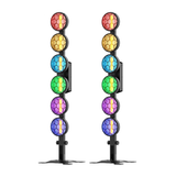 KR14 6×60W LED COB Vertical Round Retro Stage Light