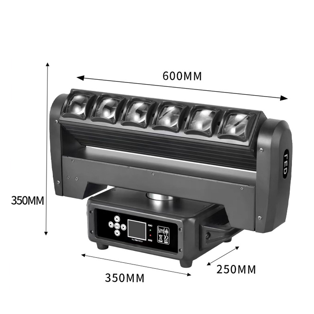 KW9 Infinite 6x40w Beam Wash Strobe double-sided LED Moving Head