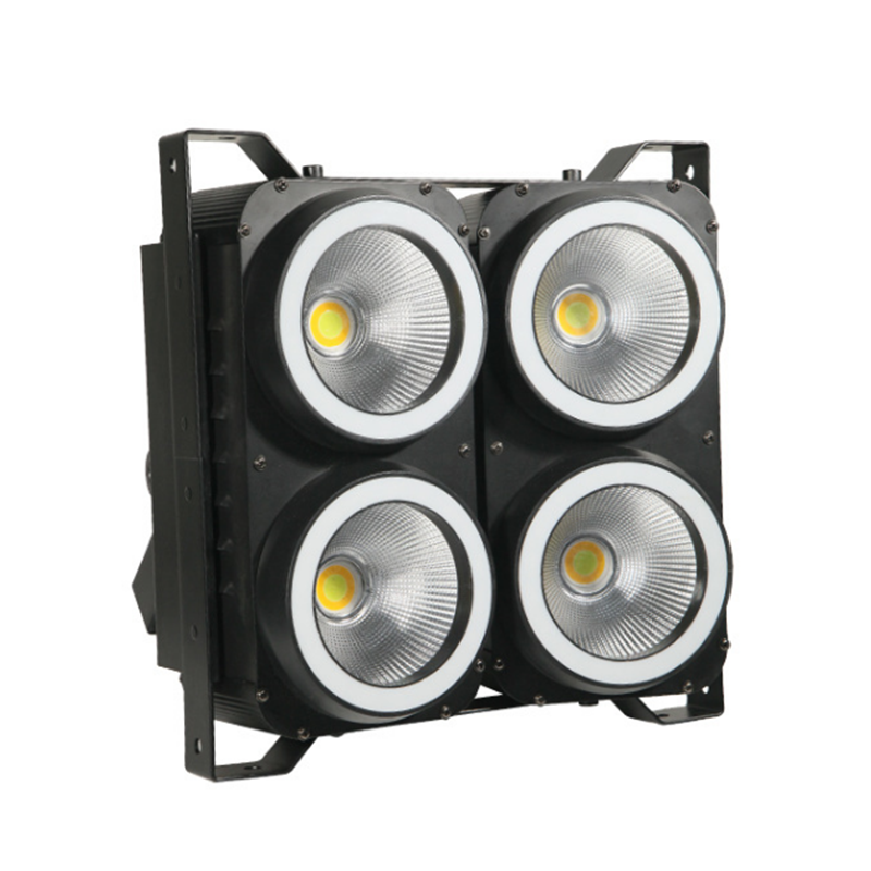 KBL2A 200W 2-Eye Bi-color COB Audience Blinder with Auxiliary Light
