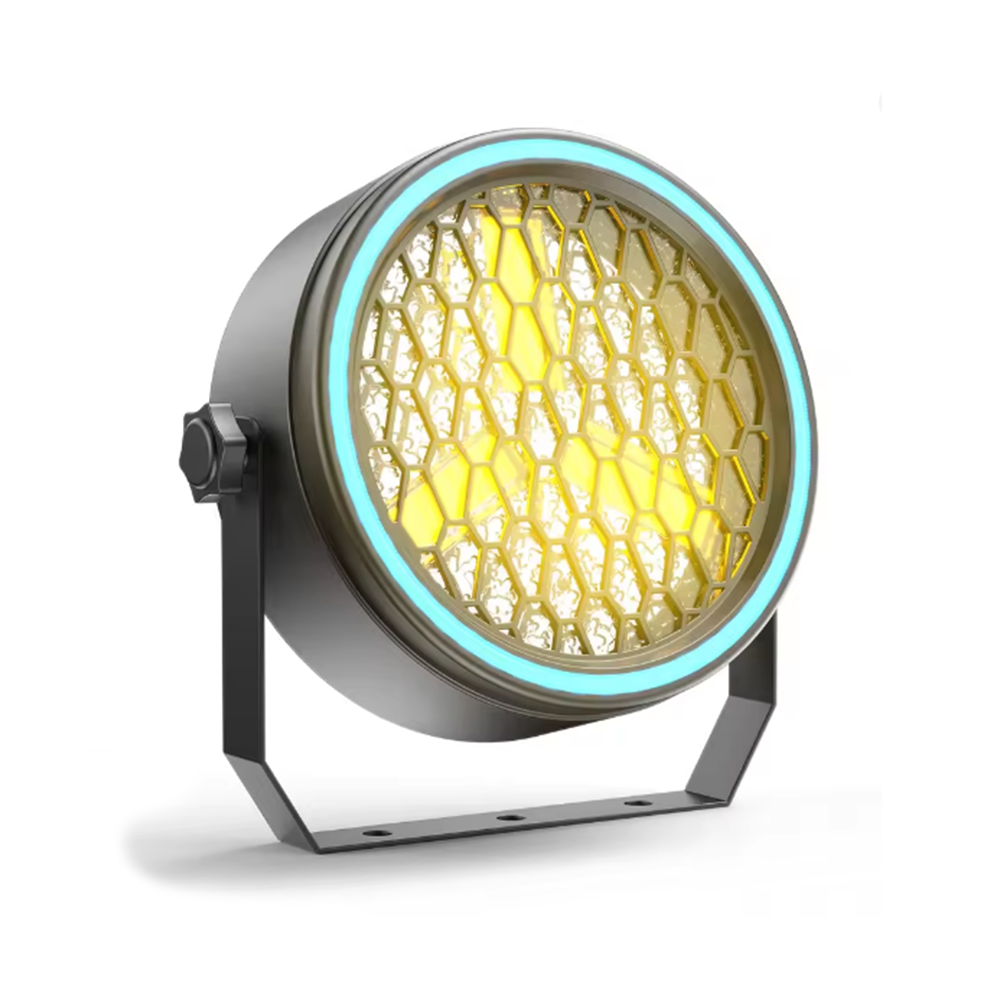 KRA1 3X30W COB Retro Stage Light  With RGB Light Strip