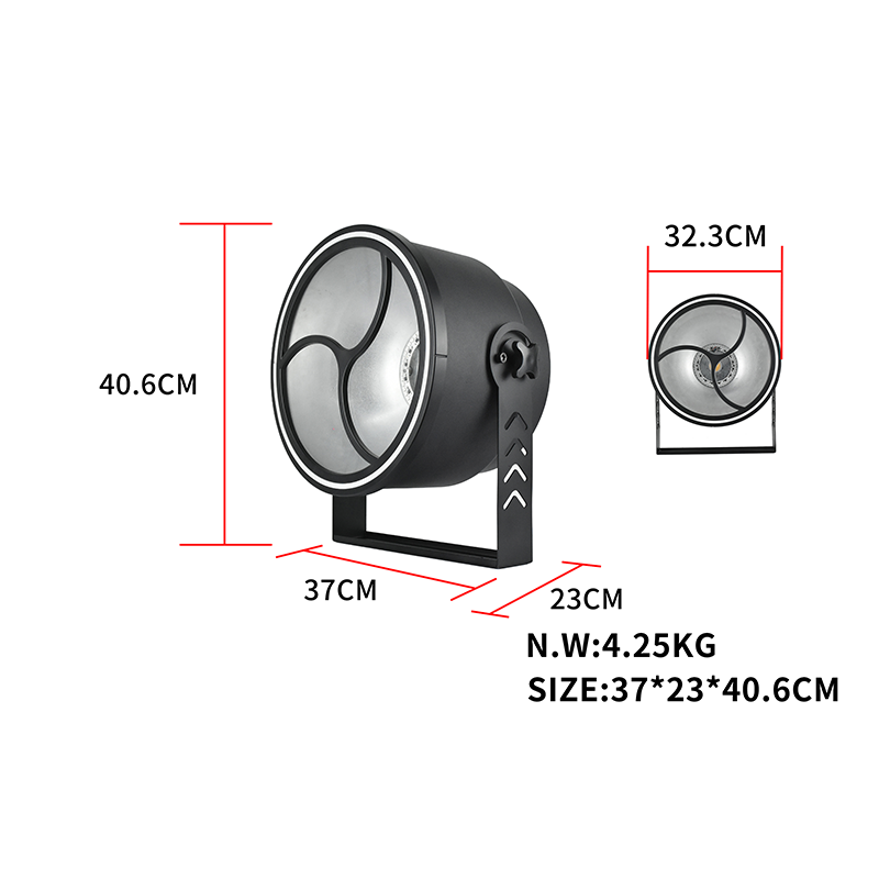 KR9 300W Led Background Mini Retro Reflector
