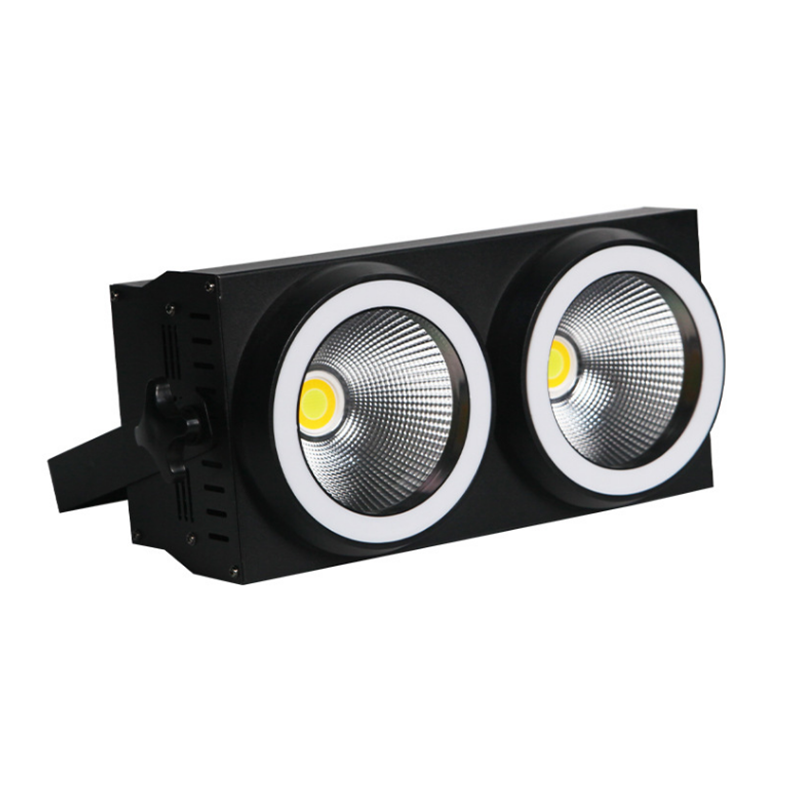 KBL2A 200W 2-Eye Bi-color COB Audience Blinder with Auxiliary Light