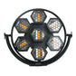 KR7 Mid-size Single Ring 7 Pieces RGB 3in1 retro stage light