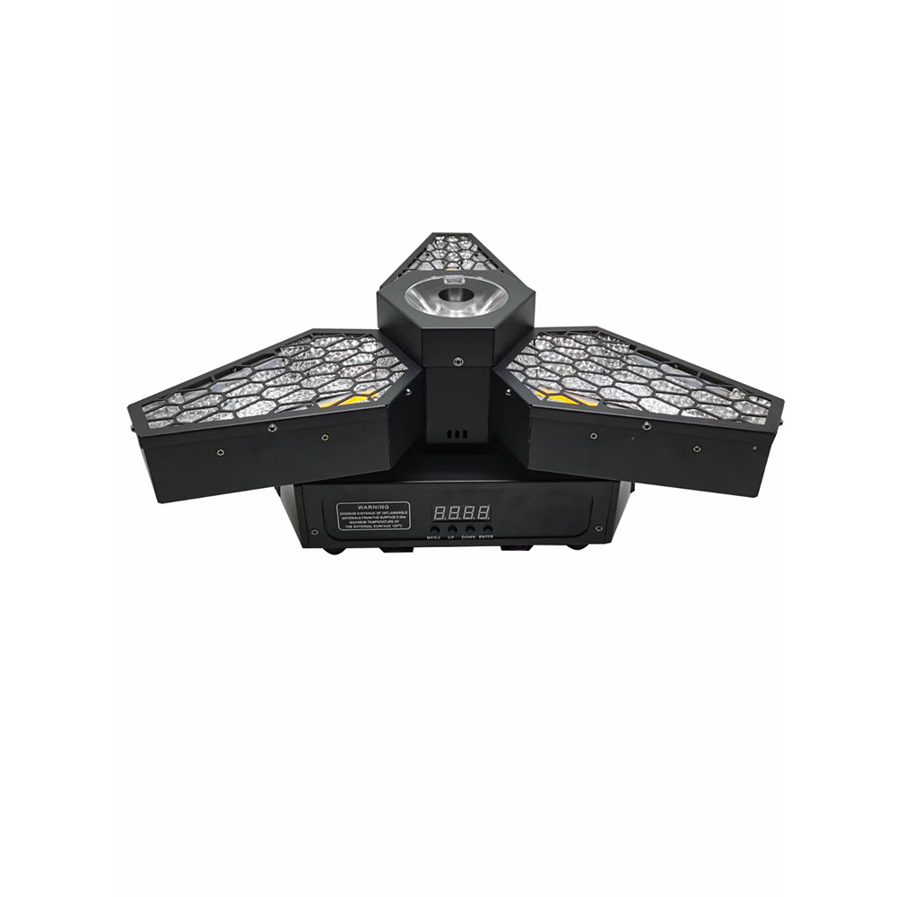 KR10 Maple Leaf Led Background Light Infinitely Rotating Retro Stage light