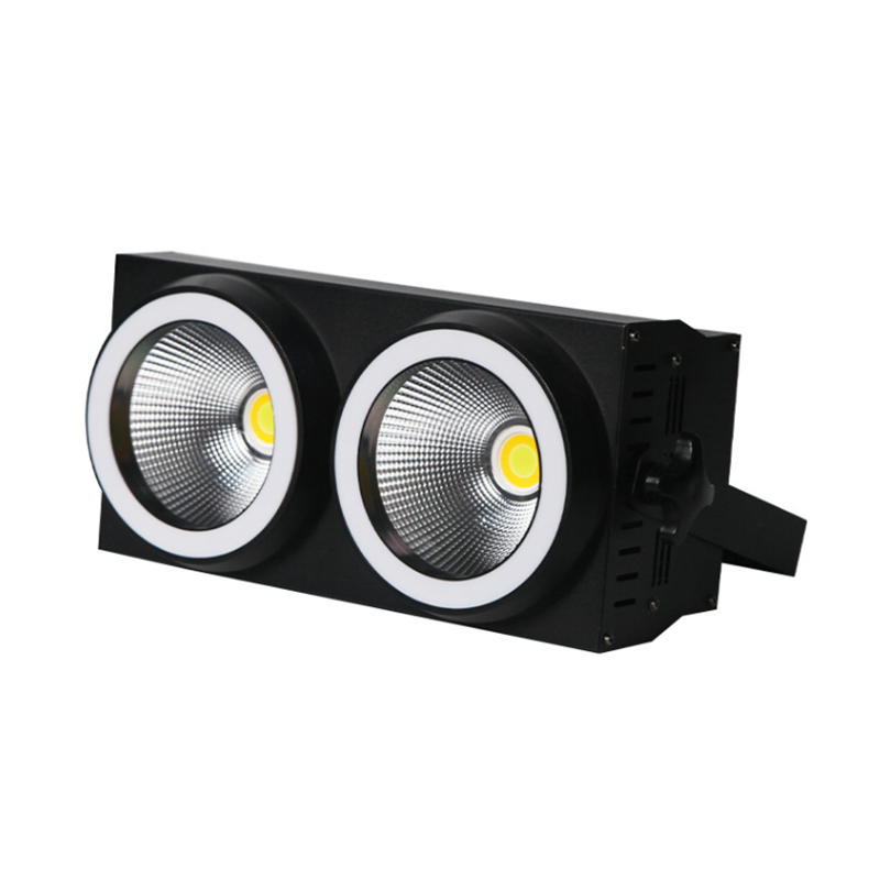 KBL2A 200W 2-Eye Bi-color COB Audience Blinder with Auxiliary Light