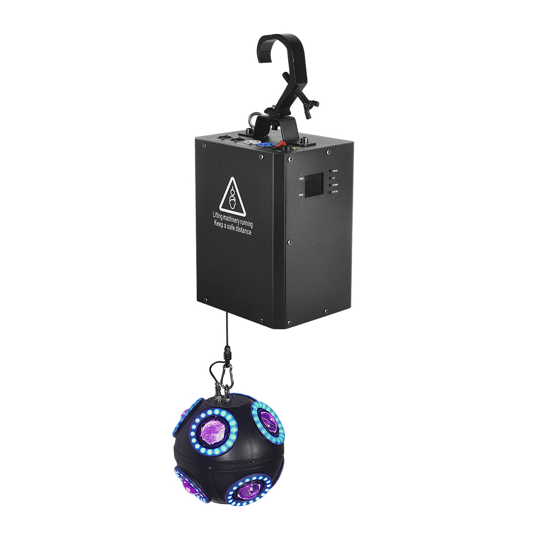 KL3 Led kinetic football lifting winch system lighting