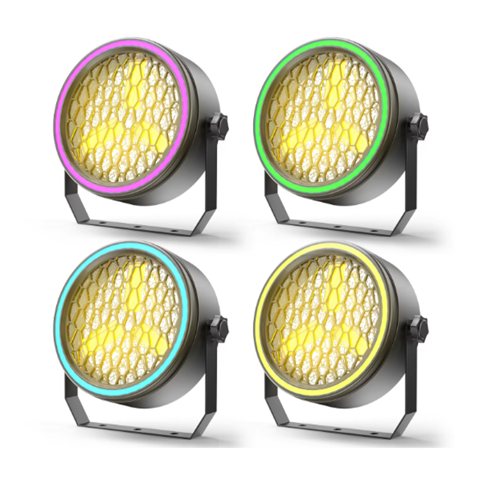 KRA1 3X30W COB Retro Stage Light  With RGB Light Strip