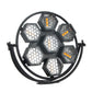 KR7 Mid-size Single Ring 7 Pieces RGB 3in1 retro stage light