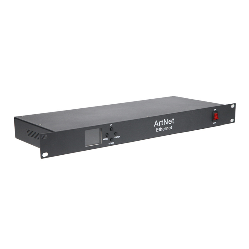 Professional 8-Port ArtNet to DMX512 Signal Converter
