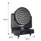 KW12 61×40W Wasp Focusing Moving Head Zoom Wash Light