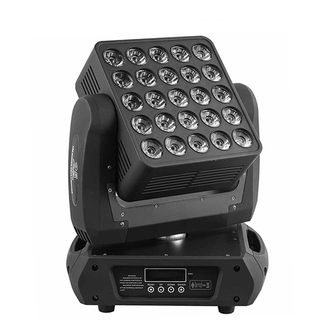 KM4 25×12W Moving Head LED Matrix Light Vertical Infinite Rotation