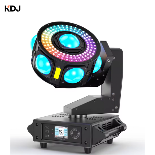160W LED Moving Head Light RGBW 360°Rotation Stage Effect Lighting