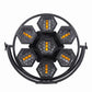 KR6 Mini Single Ring 7 Pieces Retro Stage Light