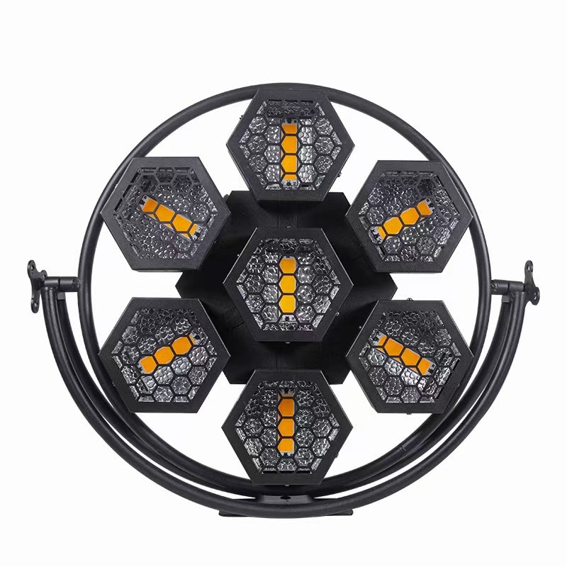 KR6 Mini Single Ring 7 Pieces Retro Stage Light