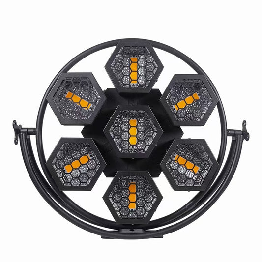 KR6 Mini Single Ring 7 Pieces Retro Stage Light