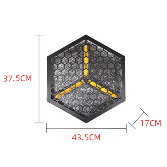 KR2 Big-size 250W LED Hexagonal Combinable Benz Retro Stage Light