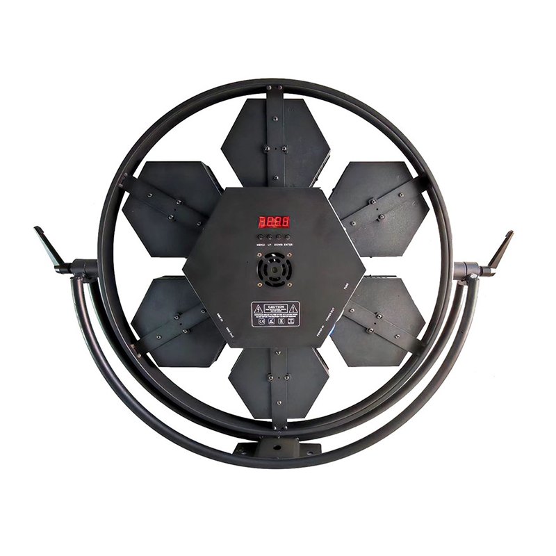 KR5 Single Ring 500W 3 in 1 Retro Stage Light with Auxiliary Light