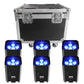 KP1 6*18W Battery Led Par Can Light RGBWA+UV 6in1 Wireless Control