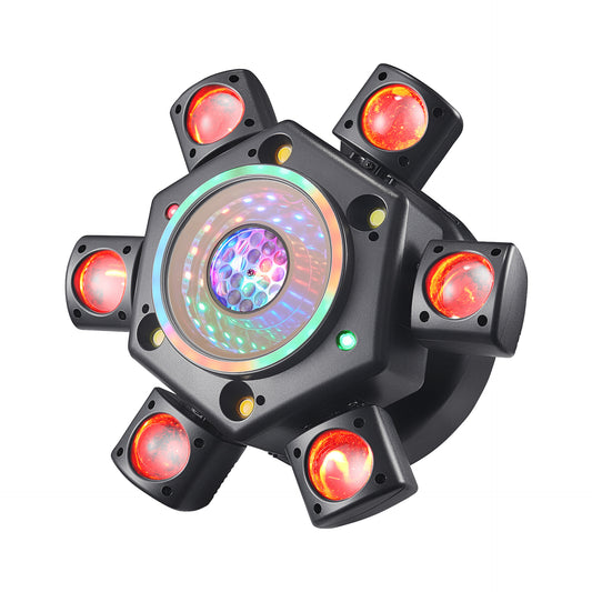100W 6-Arm RGBW Beam Moving Head Light