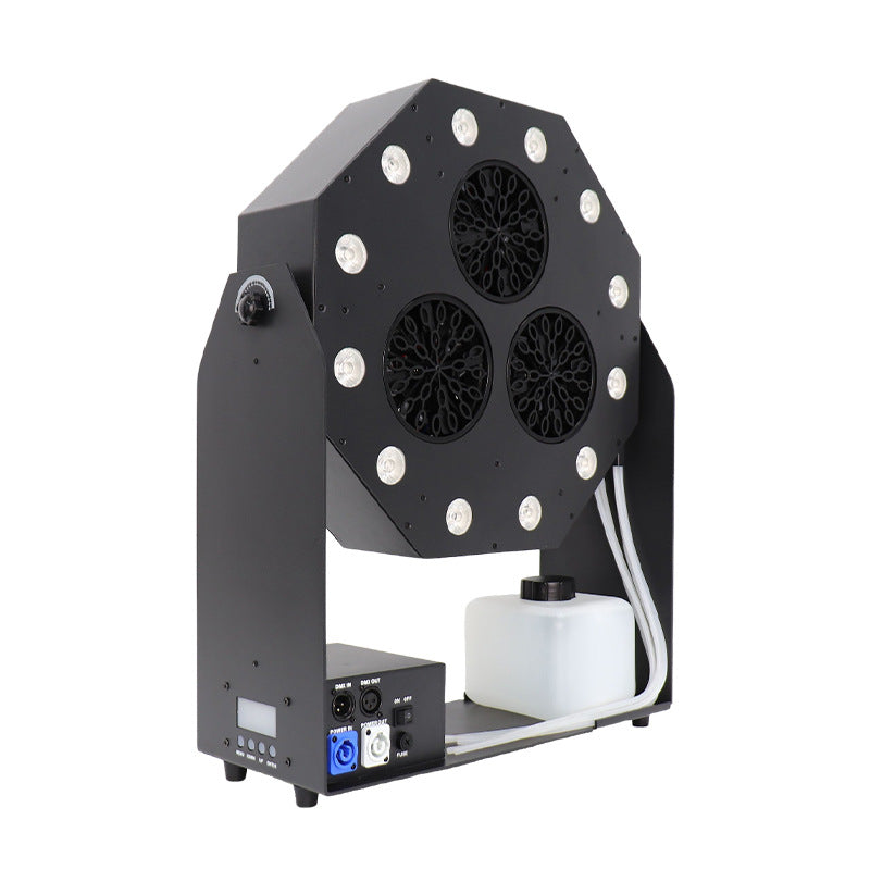 120W 12-LED RGBW 4IN1 Storm LED Bubble Machine