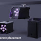 4Pcs 80W Battery Led Par Light With Bag RGBWA+UV Wireless Par Light