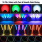 7X30W RGBW Mini Bee Eye Moving Head Wash Light With LED Strip