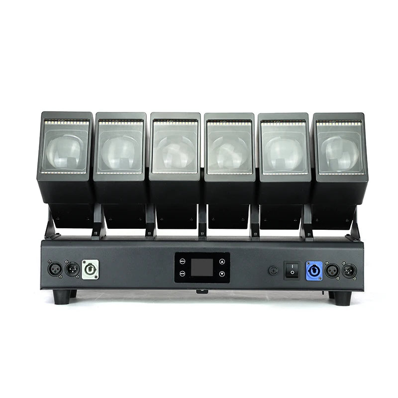 KW11 6×60w RGBW 4in1 Beam Wash Zoom Wave Pixel Led Bar with Auxiliary Light