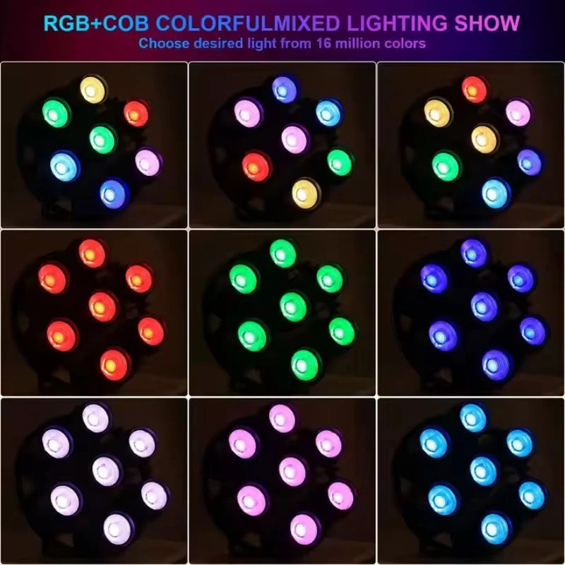 350W 7-Eye Pearl RGB COB Audience Light