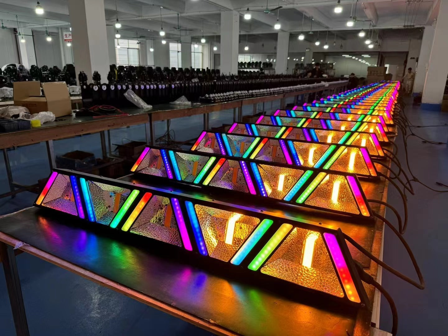 KR4 5LED RGB strobe wall washer retro stage light