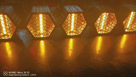 KR1 Single Tube Hexagonal 100W Splicable LED Retro Stage Light