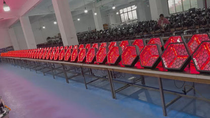 KR2 LED hexagonal Benz retro stage light