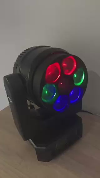 MINI7*40W LED Bee Eyes Moving Head Wash Light