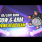 100W 6-Arm RGBW Beam Moving Head Light