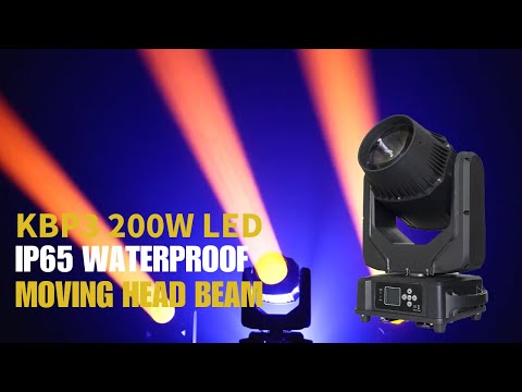 KBP3 200W LED Waterproof IP65 Moving Head Beam Light